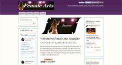 Desktop Screenshot of femalearts.com